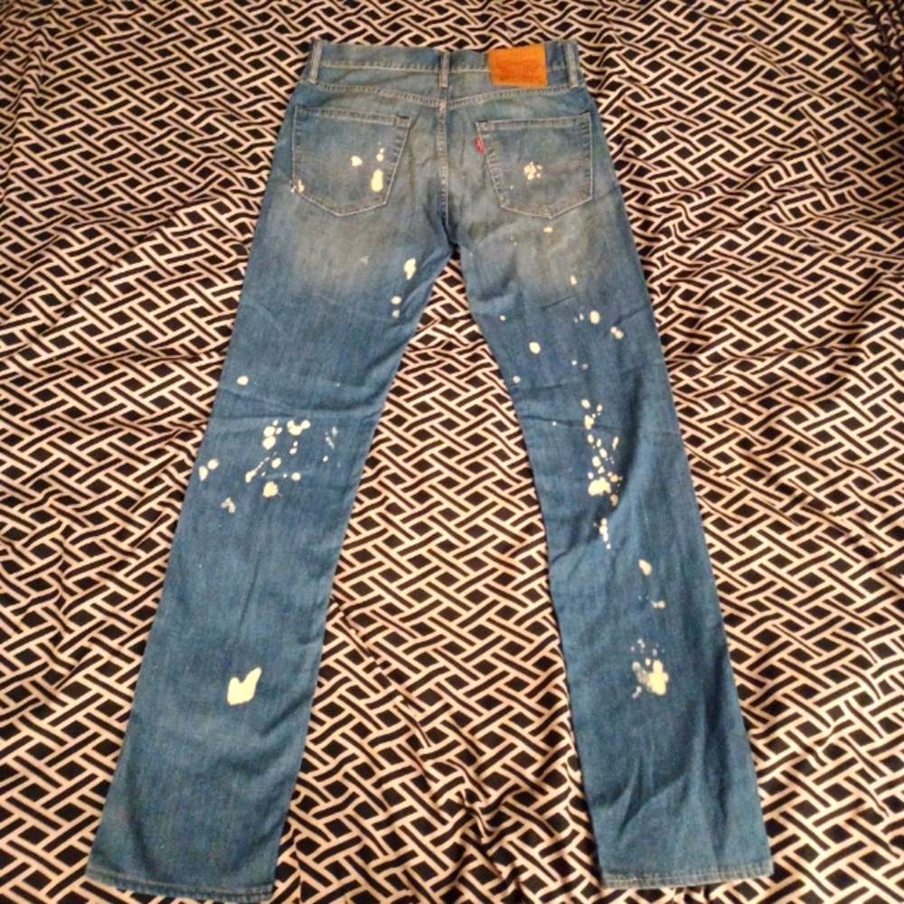 Bleach Splattered Levi's - image 5